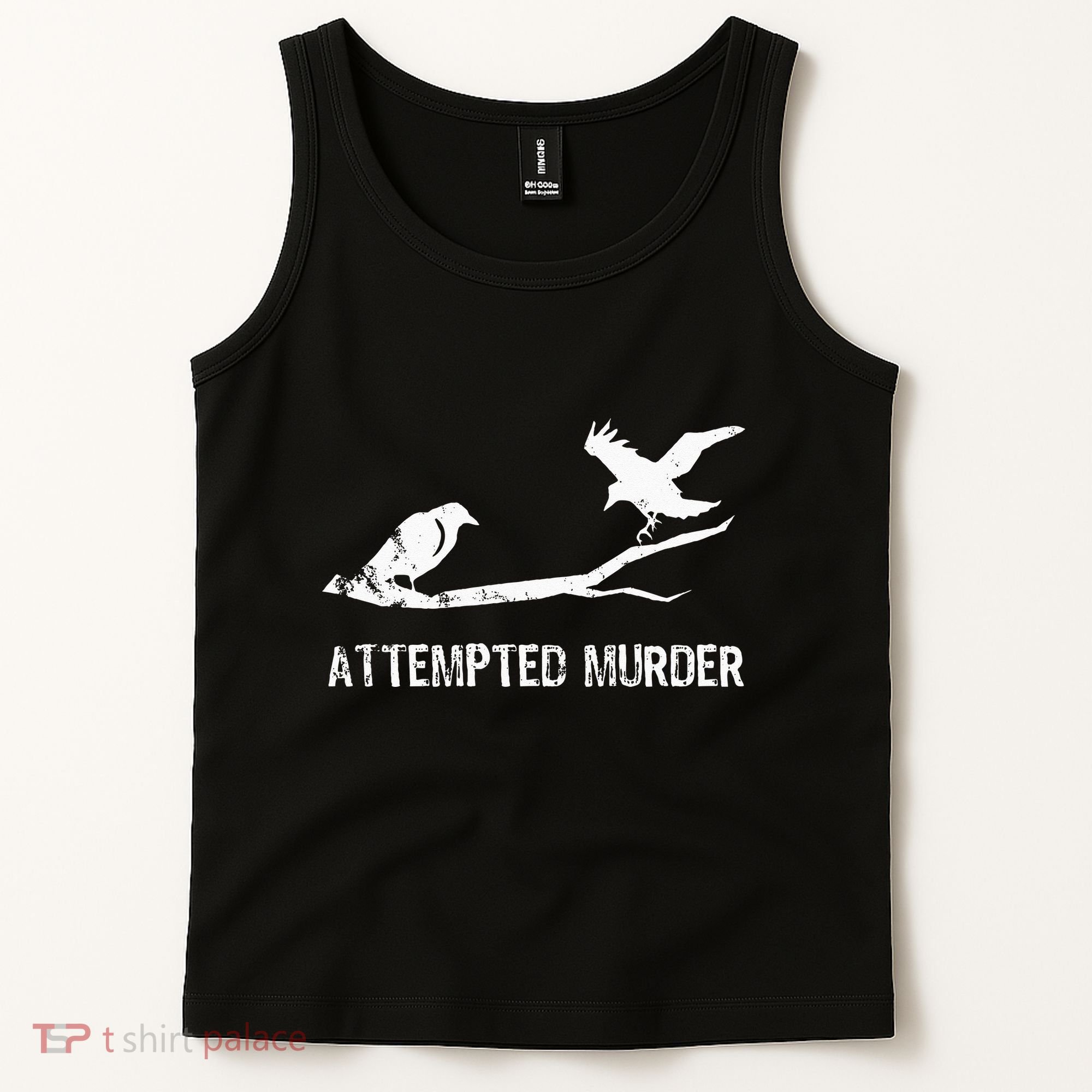 Ornithology Crows Grunge literary readers Tank Top