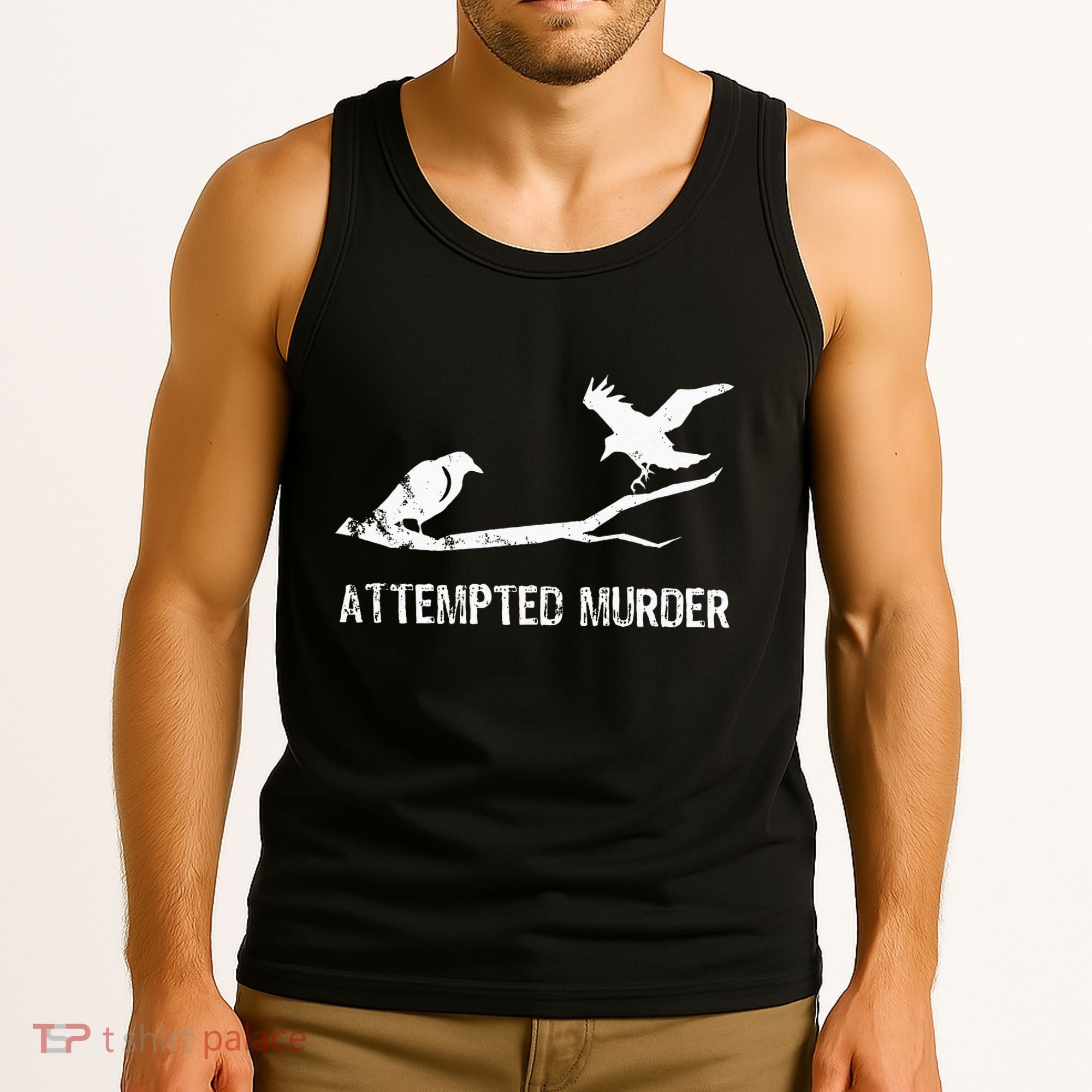 Ornithology Crows Grunge literary readers Tank Top