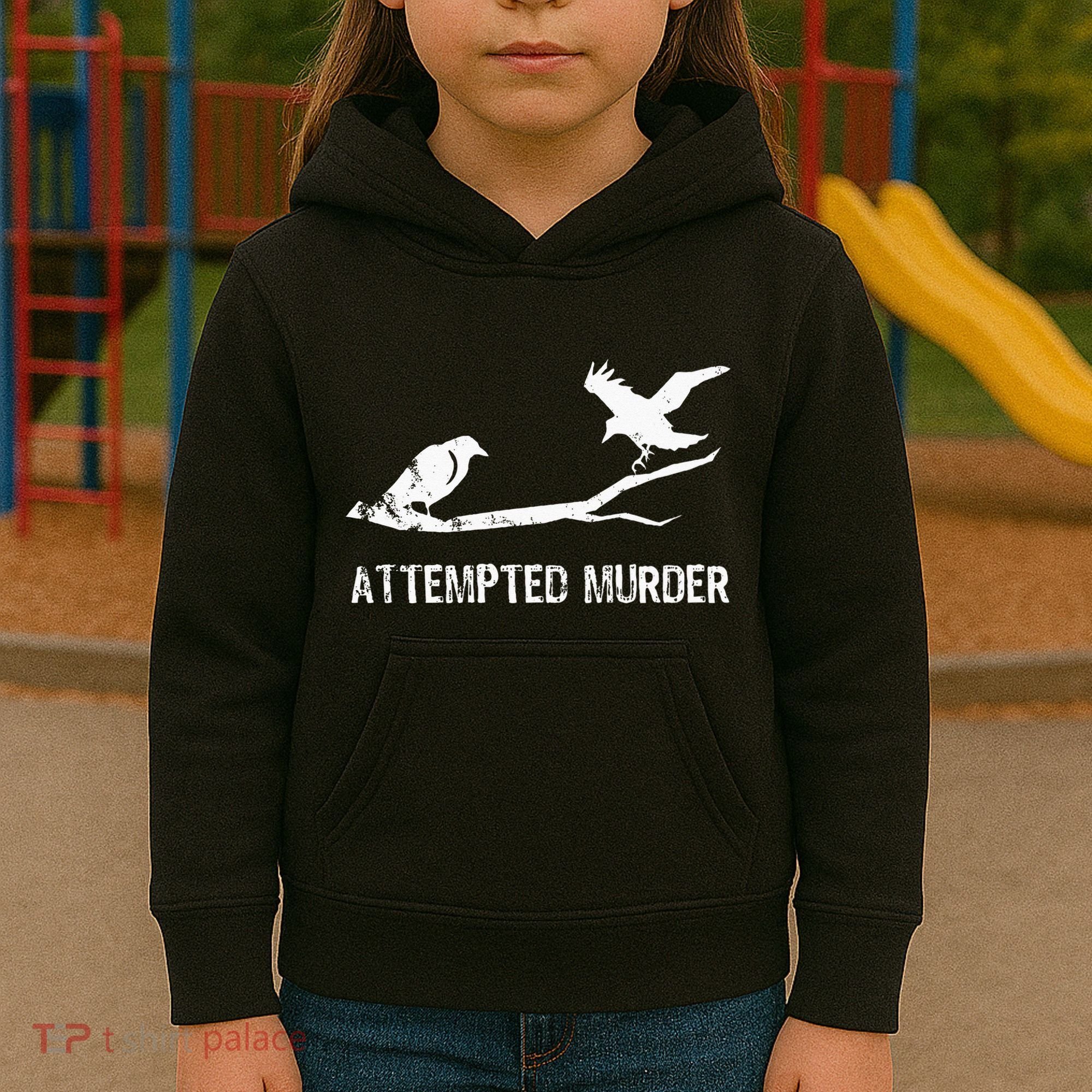 Ornithology Crows Grunge literary readers Kids Hoodie
