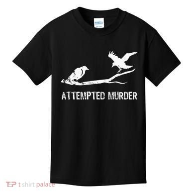 Ornithology Crows Grunge literary readers Kids T-Shirt
