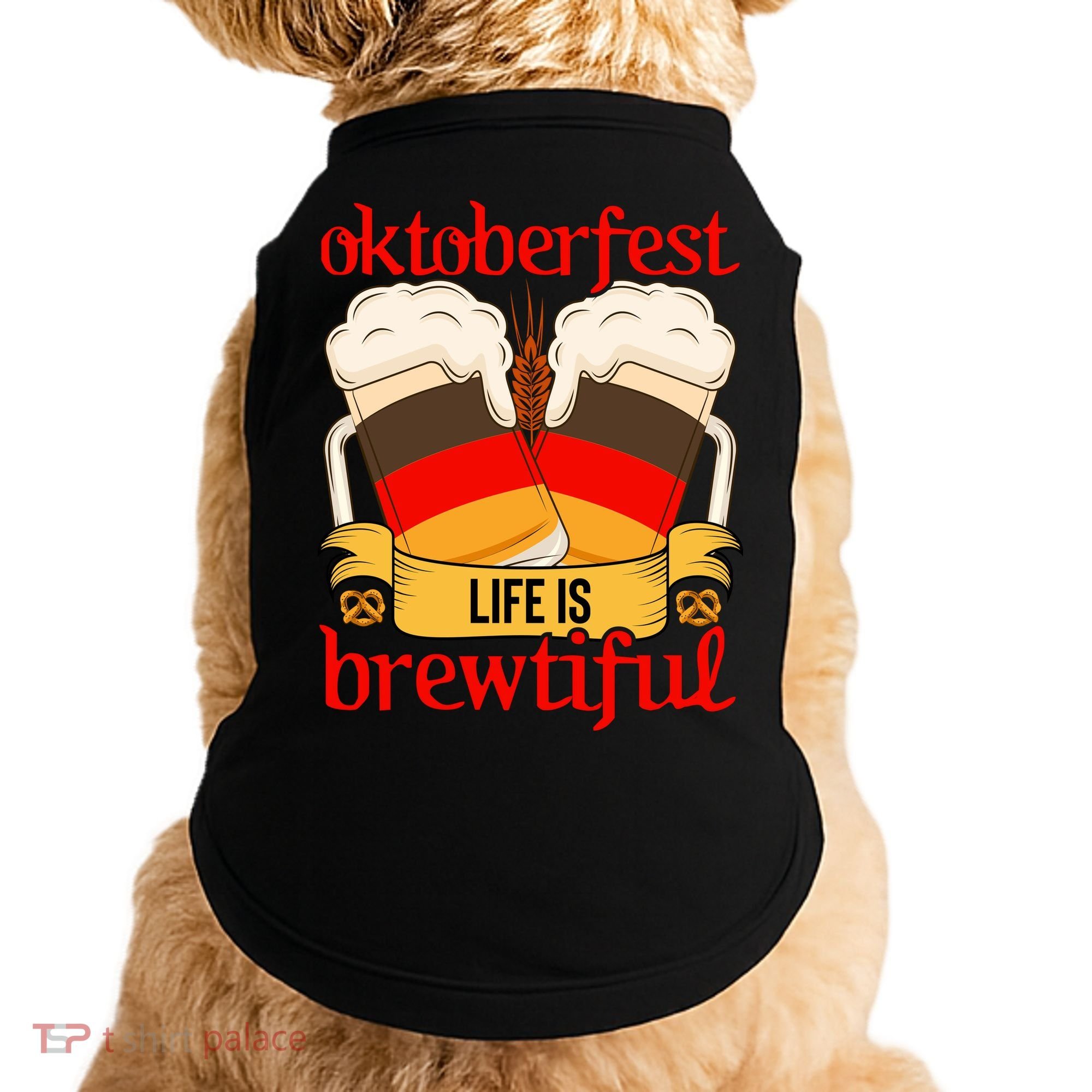 Oktoberfest Celebration Graphic Doggie Tank