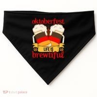 Oktoberfest Celebration Graphic USA-Made Doggie Bandana thumb 0