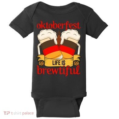 Oktoberfest Celebration Graphic Baby Bodysuit