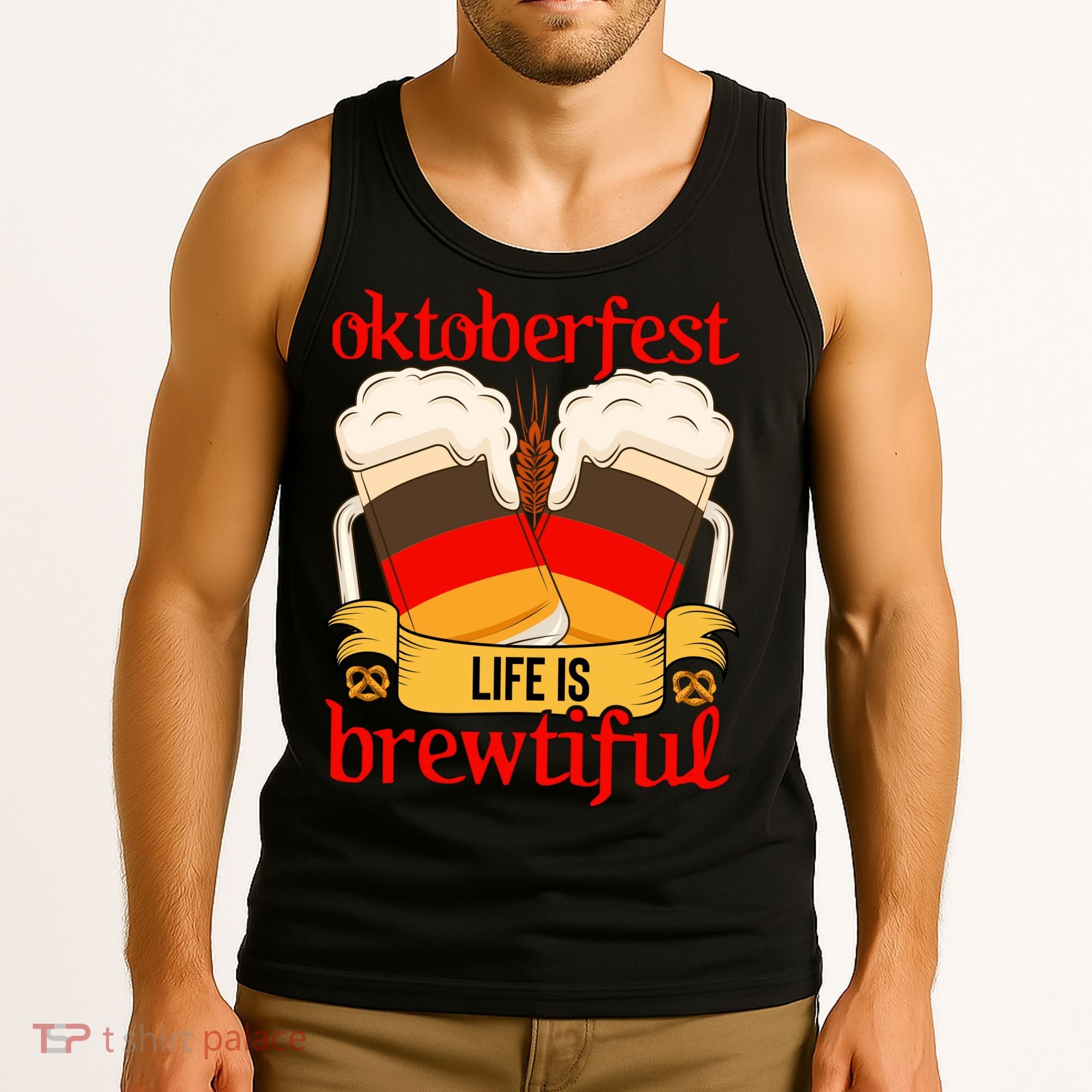Oktoberfest Celebration Graphic Tank Top