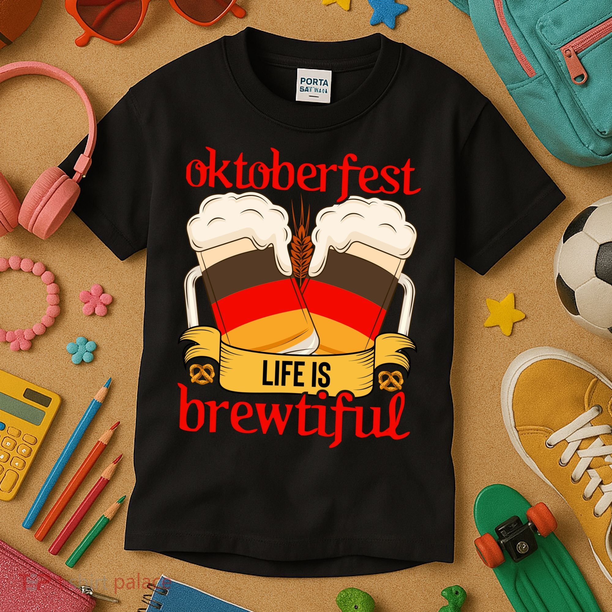 Oktoberfest Celebration Graphic Kids T-Shirt