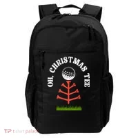 Oh Christmas Tee Golf Tree Funny  Backpack thumb 0