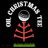 Oh Christmas Tee Golf Tree Funny  Backpack thumb 2
