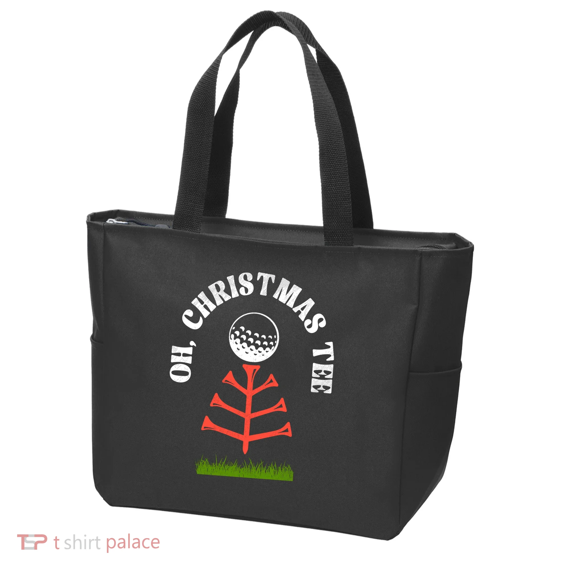 Oh Christmas Tee Golf Tree Funny  Tote Bag