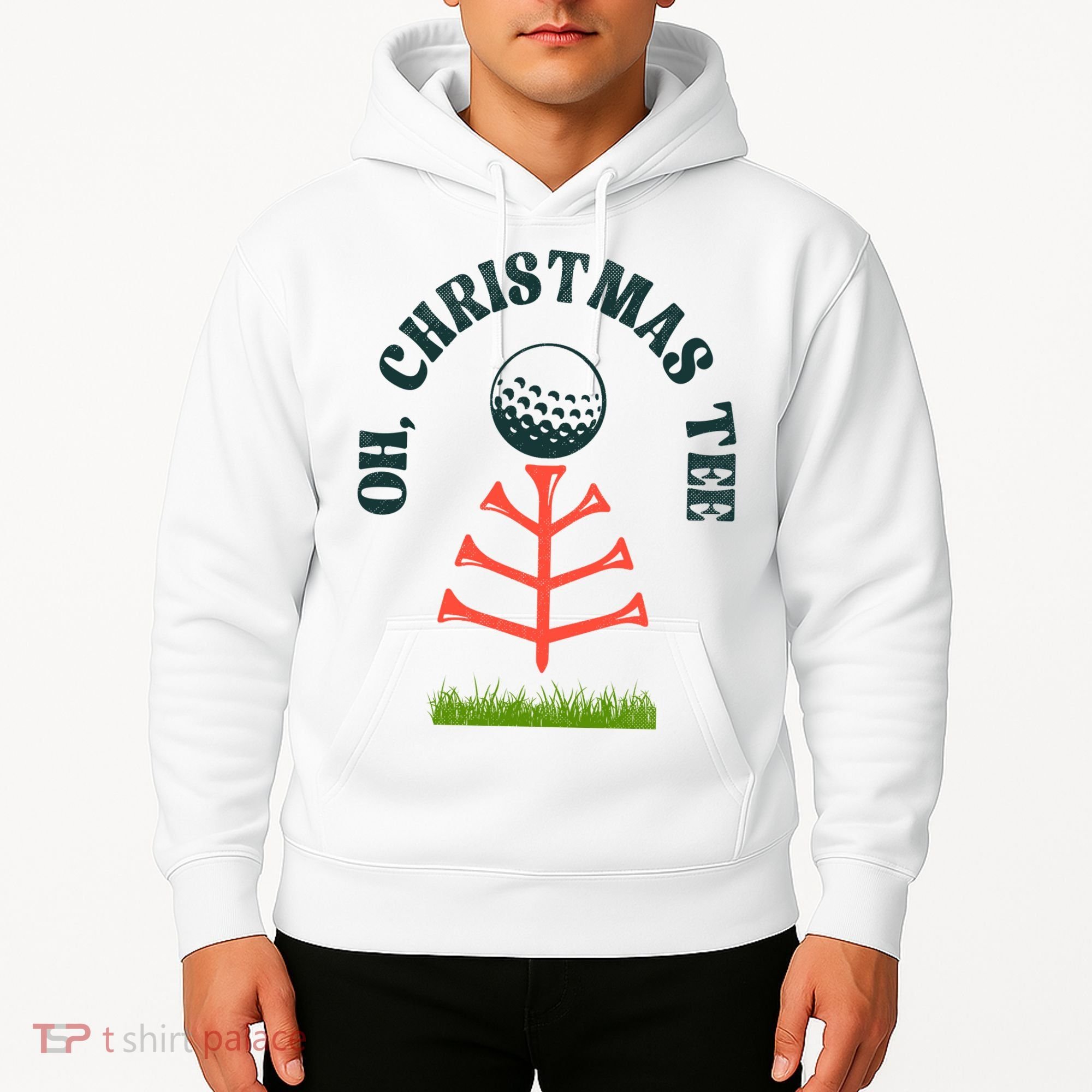 Oh Christmas Tee Golf Tree Funny  Hoodie