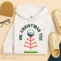 Oh Christmas Tee Golf Tree Funny  Hoodie thumb 4