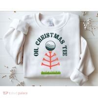 Oh Christmas Tee Golf Tree Funny  Sweatshirt thumb 2
