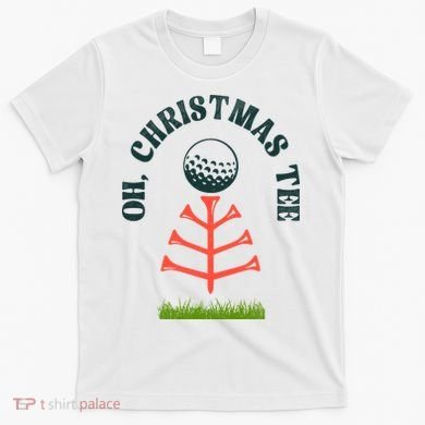 Oh Christmas Tee Golf Tree Funny  T-Shirt