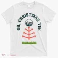 Oh Christmas Tee Golf Tree Funny  T-Shirt thumb 0