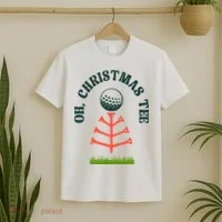 Oh Christmas Tee Golf Tree Funny  T-Shirt thumb 2