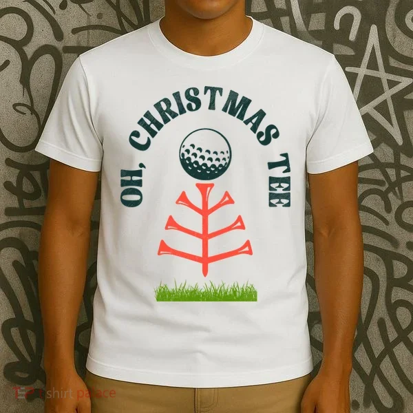 Oh Christmas Tee Golf Tree Funny  T-Shirt