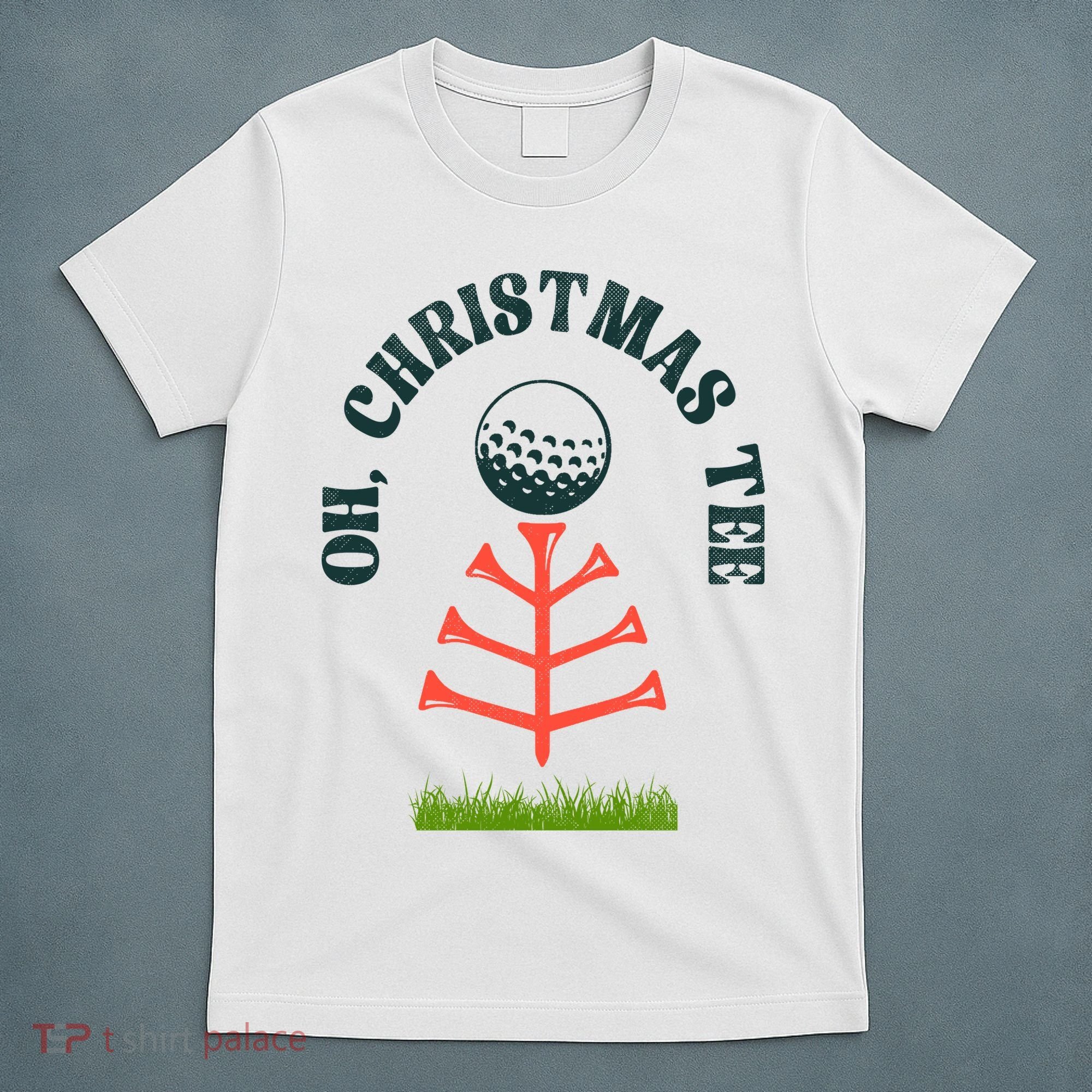 Oh Christmas Tee Golf Tree Funny  T-Shirt