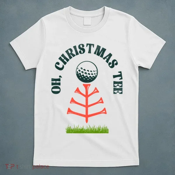 Oh Christmas Tee Golf Tree Funny  T-Shirt