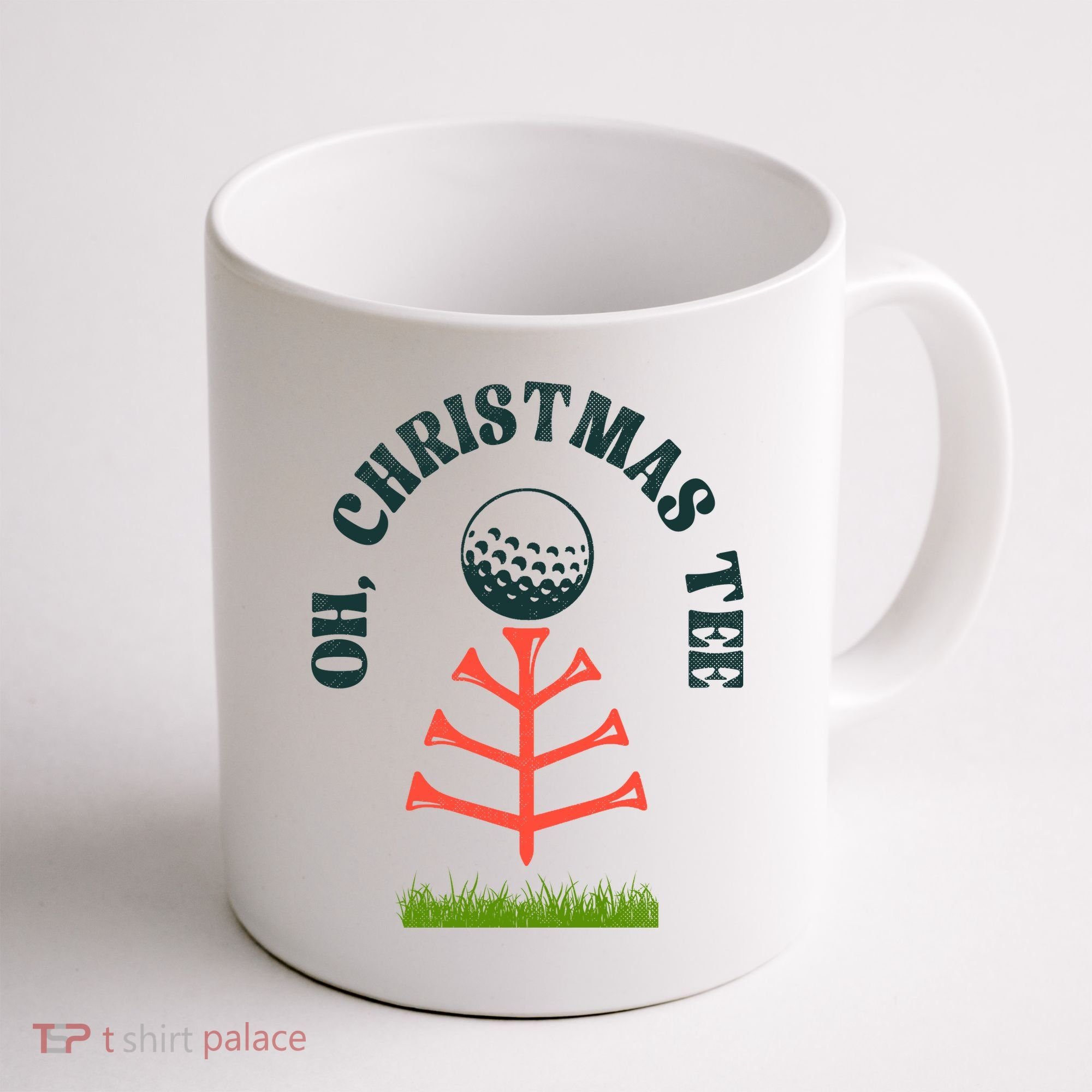 Oh Christmas Tee Golf Tree Funny  Coffee Mug
