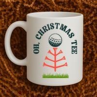 Oh Christmas Tee Golf Tree Funny  Coffee Mug thumb 2