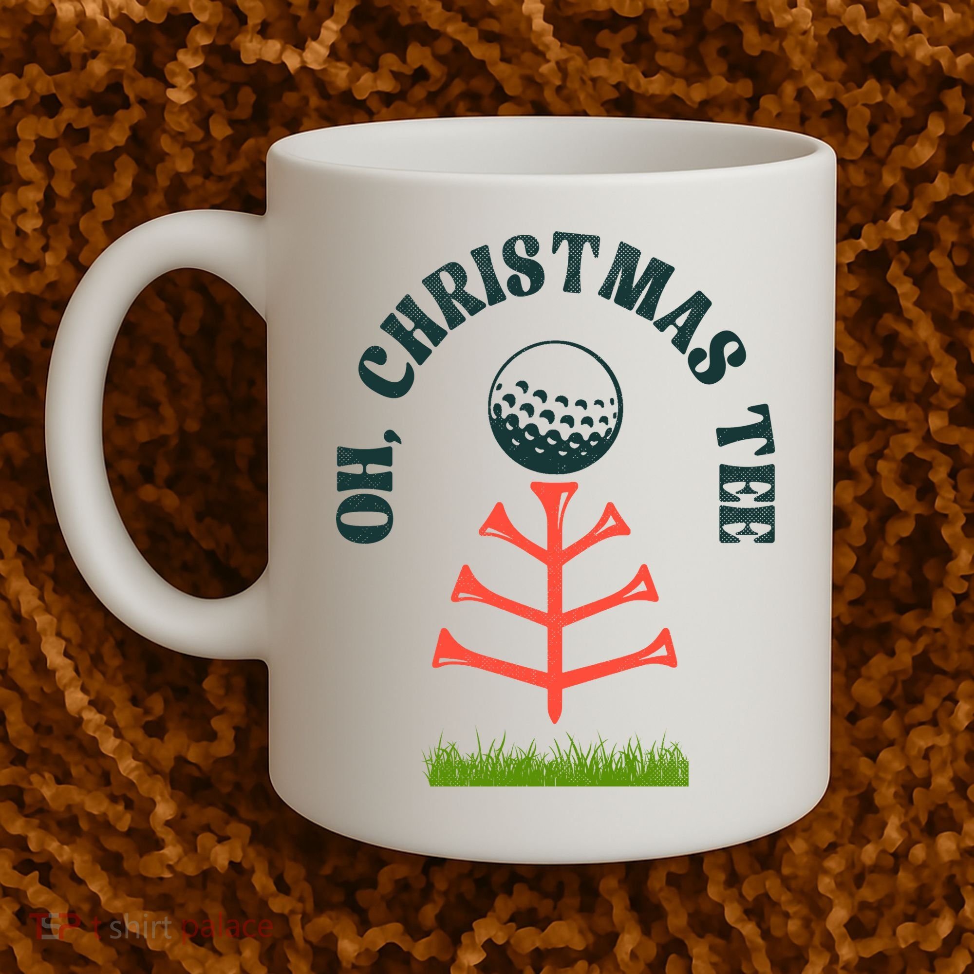 Oh Christmas Tee Golf Tree Funny  Coffee Mug
