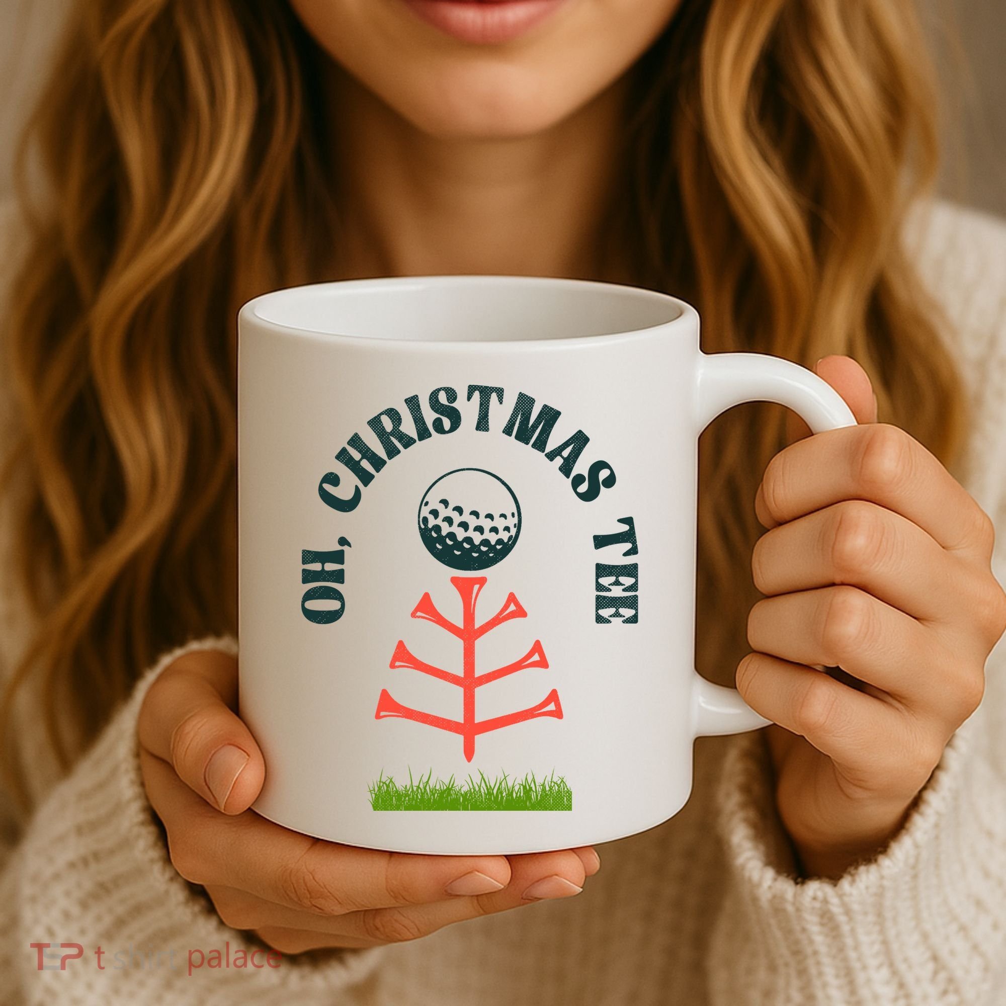 Oh Christmas Tee Golf Tree Funny  Coffee Mug