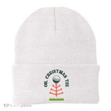 Oh Christmas Tee Golf Tree Funny  Beanie