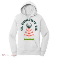 Oh Christmas Tee Golf Tree Funny  Women's Hoodie thumb 0