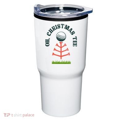 Oh Christmas Tee Golf Tree Funny  Tumbler