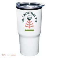 Oh Christmas Tee Golf Tree Funny  Tumbler thumb 0
