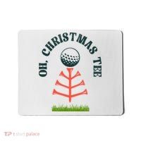 Oh Christmas Tee Golf Tree Funny  Mousepad thumb 0