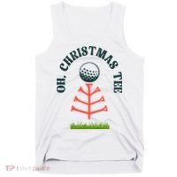 Oh Christmas Tee Golf Tree Funny  Tank Top thumb 0