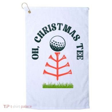 Oh Christmas Tee Golf Tree Funny  Golf Towel