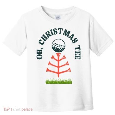 Oh Christmas Tee Golf Tree Funny  Toddler T-Shirt
