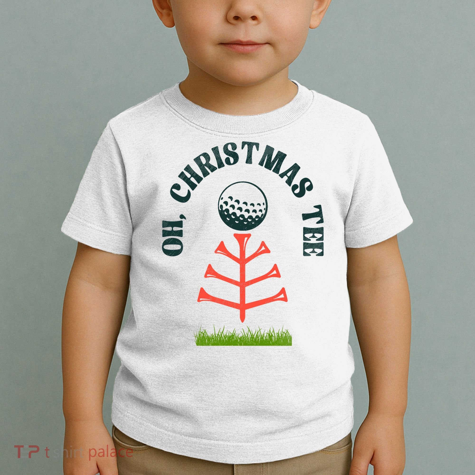 Oh Christmas Tee Golf Tree Funny  Toddler T-Shirt