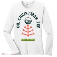Oh Christmas Tee Golf Tree Funny  Women's Long Sleeve Shirt thumb 0