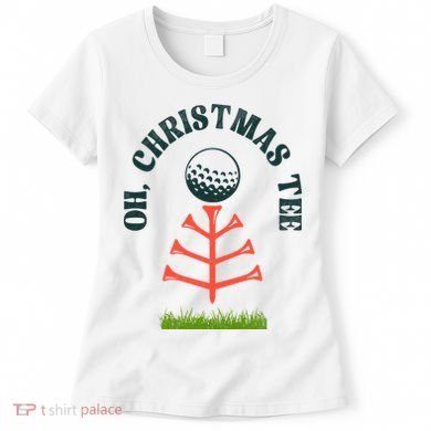 Oh Christmas Tee Golf Tree Funny  Women's T-Shirt