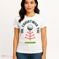 Oh Christmas Tee Golf Tree Funny  Women's T-Shirt thumb 4
