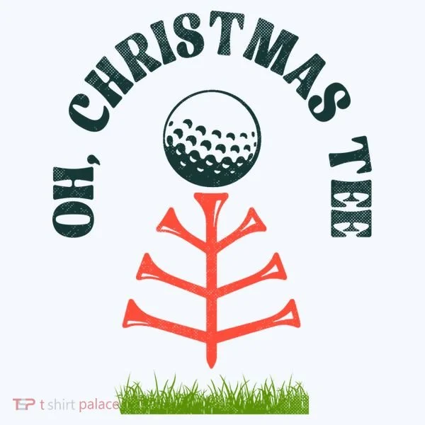 Oh Christmas Tee Golf Tree Funny  Women's T-Shirt