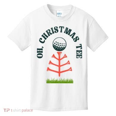 Oh Christmas Tee Golf Tree Funny  Kids T-Shirt