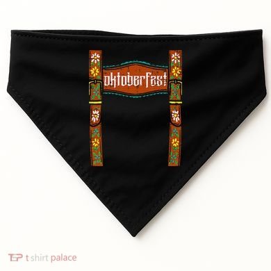 oktoberfest cute german bavarian USA-Made Doggie Bandana