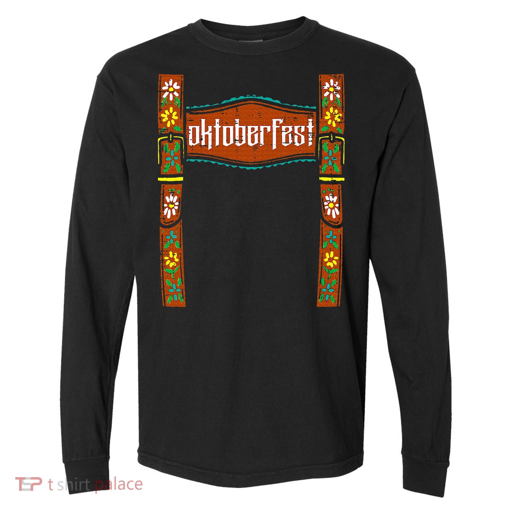 oktoberfest cute german bavarian Comfort Colors Heavyweight Long Sleeve T-Shirt