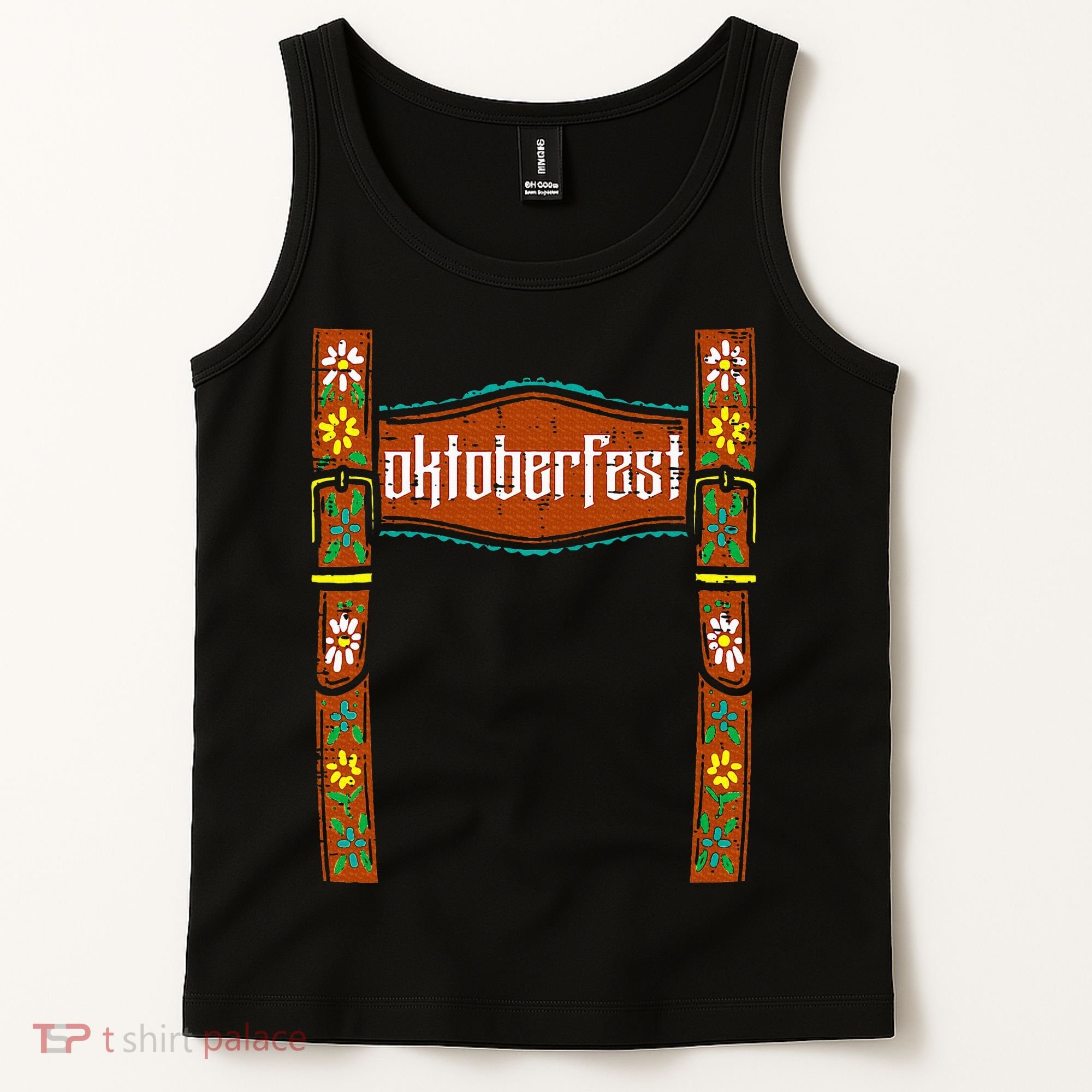 oktoberfest cute german bavarian Tank Top