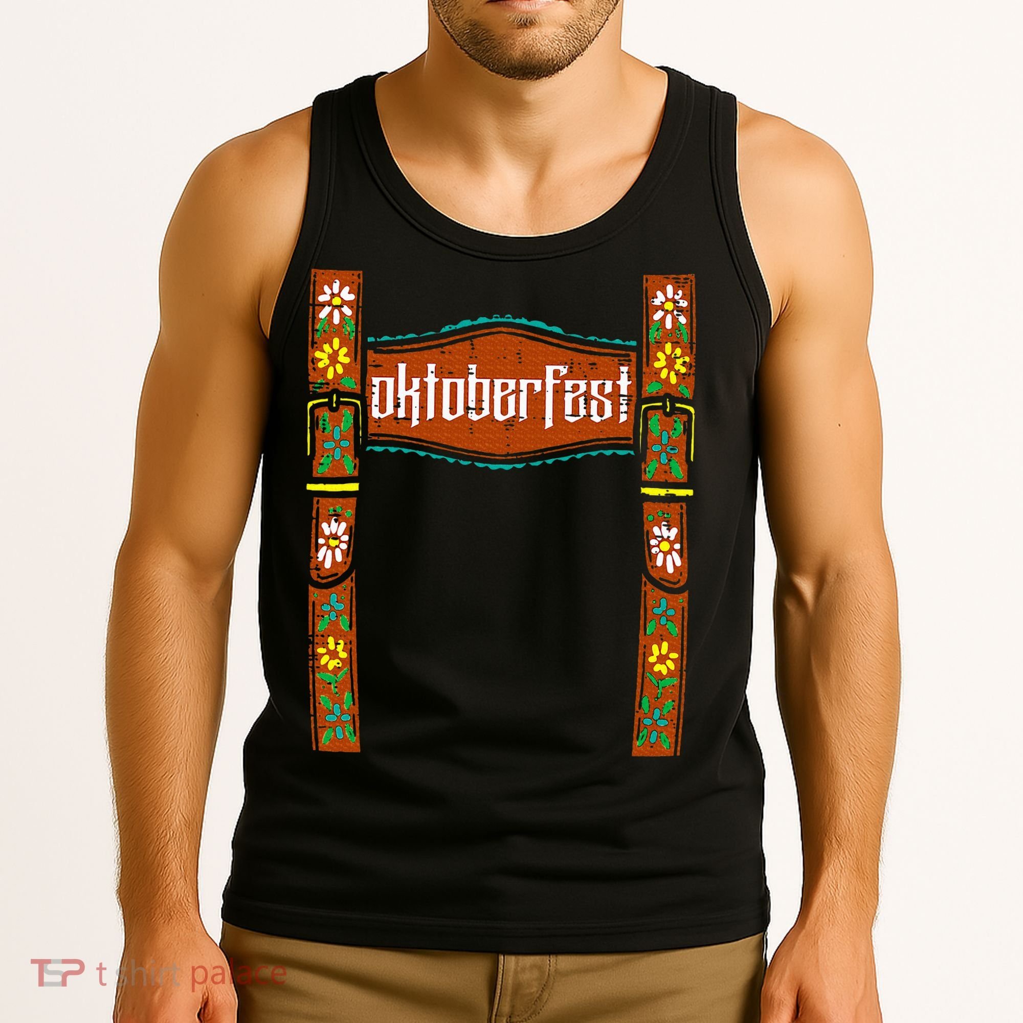 oktoberfest cute german bavarian Tank Top