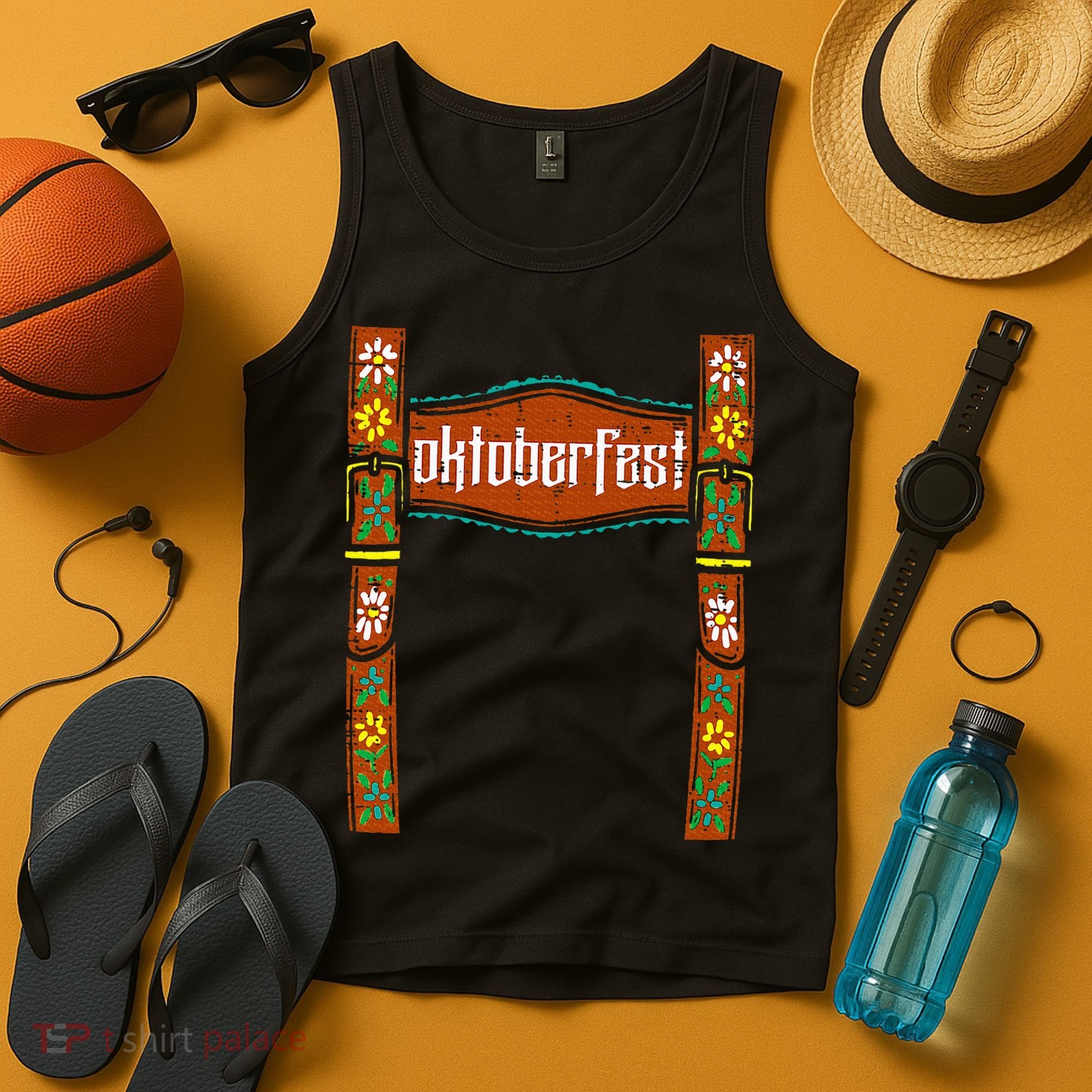 oktoberfest cute german bavarian Tank Top