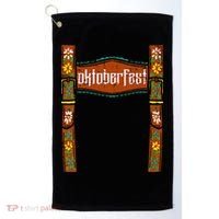 oktoberfest cute german bavarian Golf Towel thumb 0