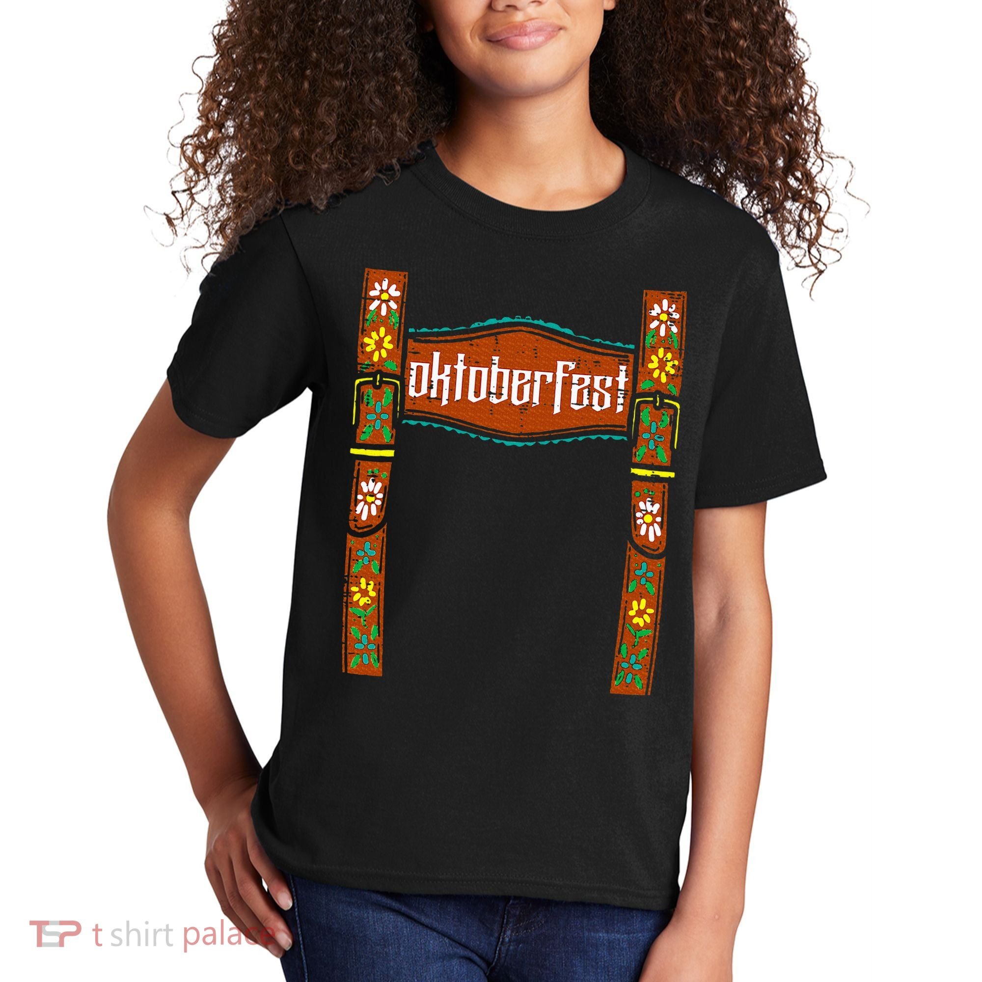 oktoberfest cute german bavarian Kids T-Shirt