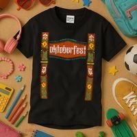 oktoberfest cute german bavarian Kids T-Shirt thumb 3