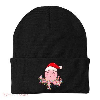Octopus Christmas Hat Festive Holiday Gift for Octopus Lovers Beanie