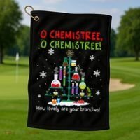 O Chemistree How Lovely Are Your Branches Golf Towel thumb 1