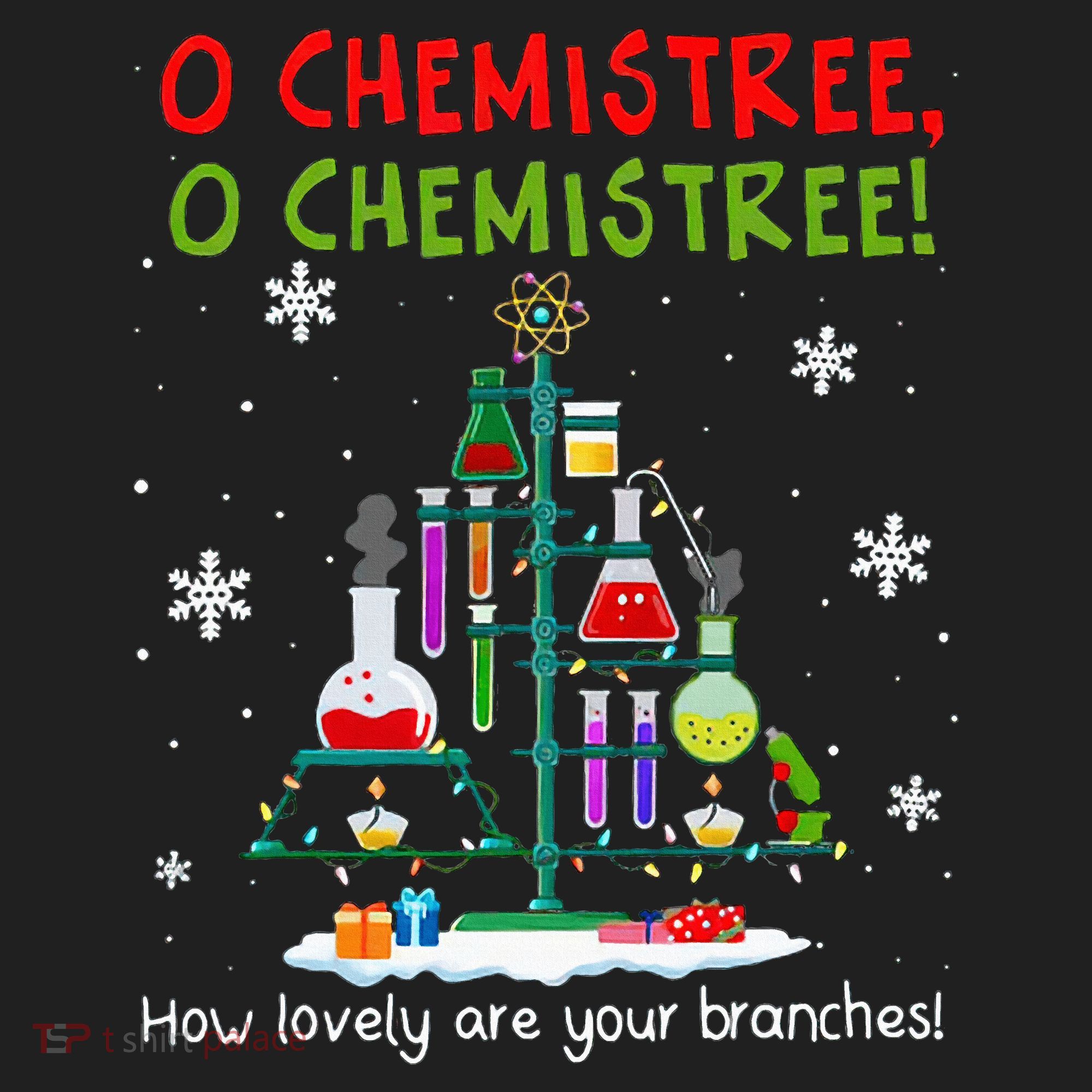 O Chemistree How Lovely Are Your Branches Golf Towel
